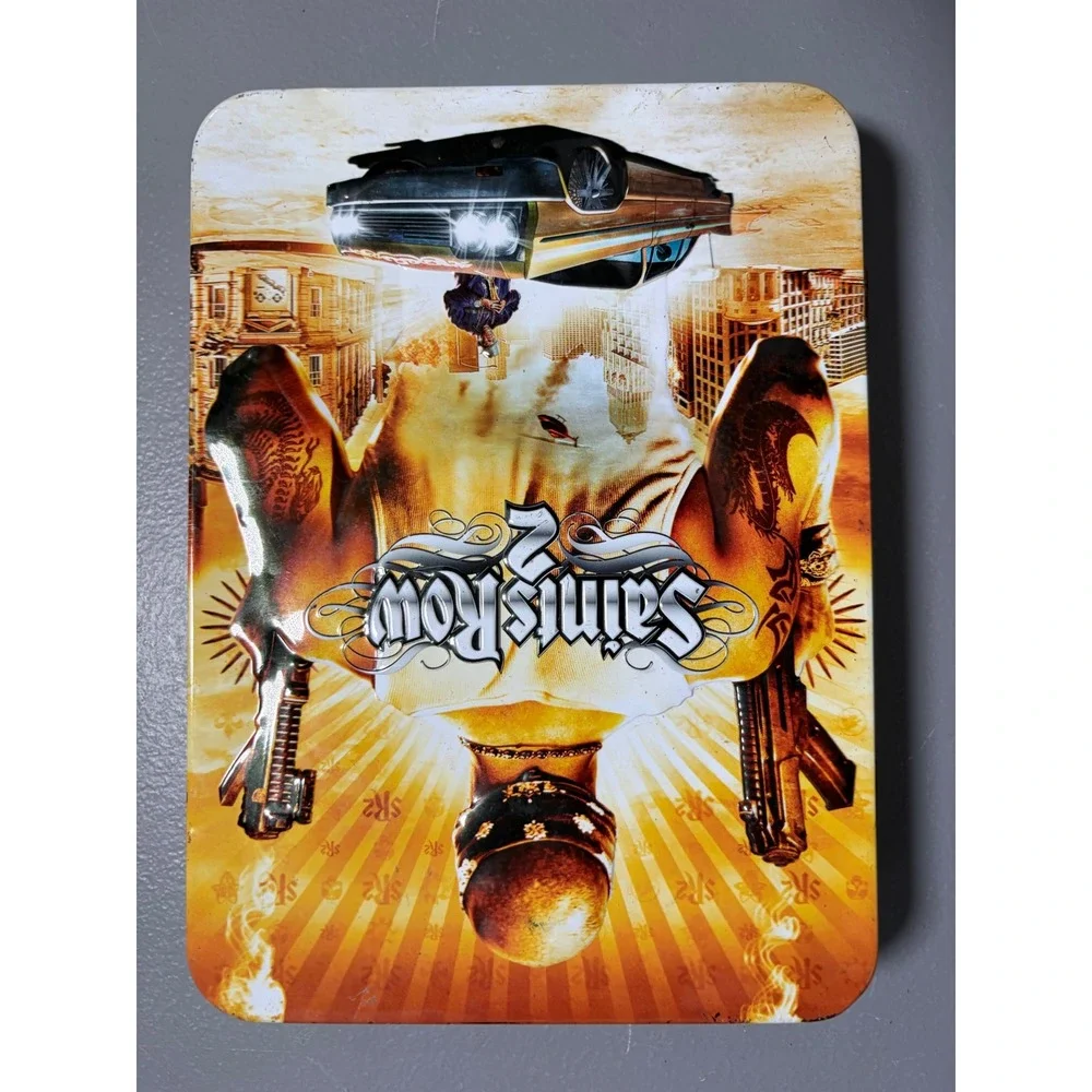 Saints Row 2 PS3 Collector Edition Metallic Tin Case Sony PlayStation 3
